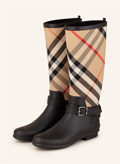 burberry stiefelette|burberry gummistiefel.